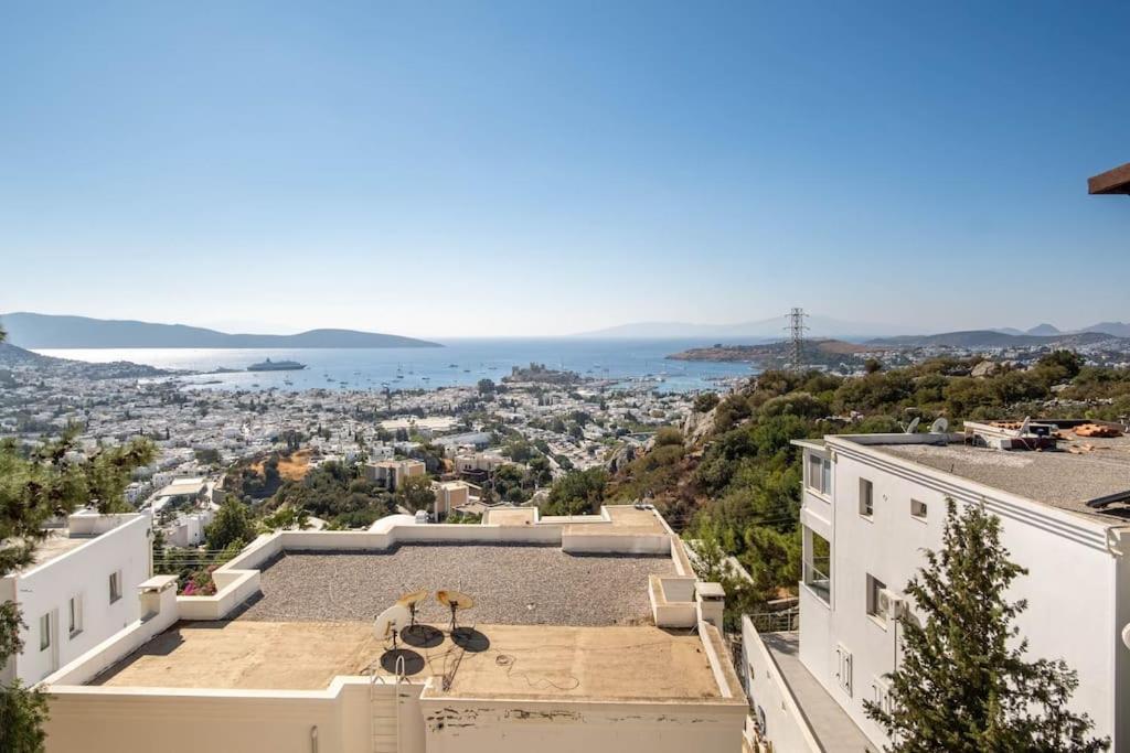 Bodrum Burcu Residence, Magnificent Sea View, Cozy, Free Otopark, Free Wifi Exterior photo