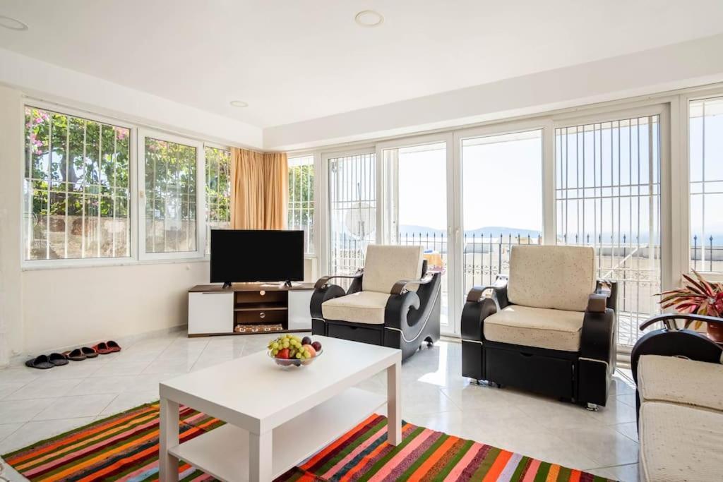Bodrum Burcu Residence, Magnificent Sea View, Cozy, Free Otopark, Free Wifi Exterior photo